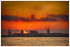 Tramonto sulle saline Tramonto sulle saline