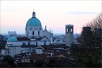 tramonto su brescia