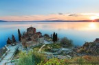 Tramonto a Ohrid Tramonto a Ohrid