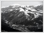 Montagne innevate B&W