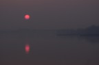 tramonto sul PO tramonto sul PO