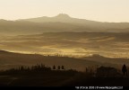 Alba in Val d'Orcia