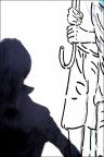 L'ombra e il murale L'ombra e il murale