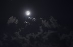 Luna con nuvole Luna con nuvole