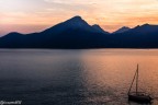 Tramonto sul lago di Garda Tramonto sul lago di Garda