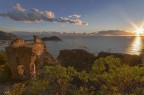 Tramonto rovine S.Anna Sestri Levante