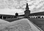 Castello Sforzesco b & n Castello Sforzesco b & n