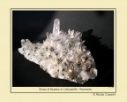 Drusa di Quarzo e Calcopirite Drusa di Quarzo e Calcopirite