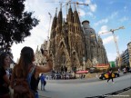 Esterno della Sagrada Familia a Barcellona, Spagna
Fisheye Olympus 9mm f.8