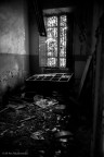 Vista da una cella dell'ex manicomio criminale di Volterra Vista da una cella dell'ex manicomio criminale di Volterra