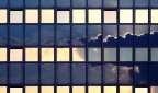 Uffici con cielo serale Uffici con cielo serale
