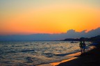 Lovers at sunset Lovers at sunset