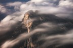 The witch into the clouds The witch into the clouds