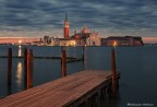 Isola di san Giorgio maggiore all'alba
