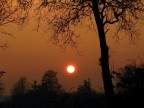 tramonto nel parco tramonto nel parco