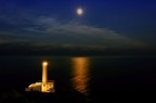 il faro pi� a est d'italia sulla punta palasc�a nei pressi di otranto