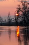 Tramonto sul fiume Tramonto sul fiume
