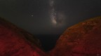 Via lattea dalla baia della Pelara Via lattea dalla baia della Pelara