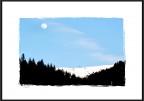 Luna sulle piste da sci Luna sulle piste da sci