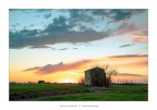 Casolare al tramonto