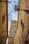 Sky and castle Sky and castle
