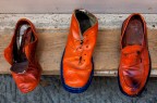 Orange shoes