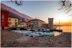 Una sera d'inverno ... Cassone lago di Garda Una sera d'inverno ... Cassone lago di Garda