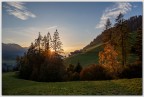 Tramonto sul maso Tramonto sul maso