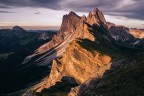 La luce sul Seceda La luce sul Seceda