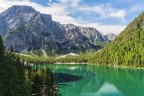 Il lago e la montagna.. Braies. Il lago e la montagna.. Braies.