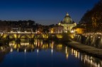 ponte Vittorio Emanuele II con Basilica ponte Vittorio Emanuele II con Basilica