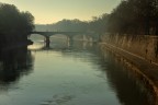 Mattino d'inverno sul Tevere