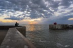 Tramonto d'inverno. M.di Pisa.