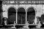 Roma - Villa Borghese - Portico dei Leoni