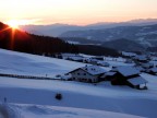 Tramonto sulla vallata Tramonto sulla vallata