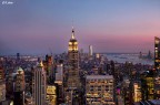 Sunset over Manhattan Sunset over Manhattan