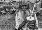 Orcha India ritratto di santone Orcha India ritratto di santone