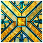 dettaglio di finestrone al Vittoriale