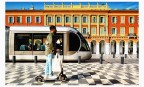 Trasporti alternativi in Piazza Masséna Trasporti alternativi in Piazza Masséna