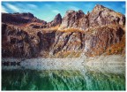 Rocce alpine con riflessi Rocce alpine con riflessi