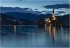 Tramonto sul lago di Bled Tramonto sul lago di Bled