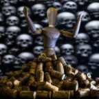 Un artwork concept sulle dipendenze da alcol.