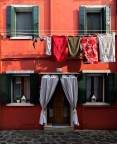Burano in rosso
