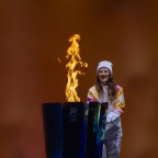 E' arrivata la Fiamma Olimpica a Bg! E' arrivata la Fiamma Olimpica a Bg!