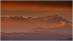 Tramonto a distanza sulle Piccole Dolomiti