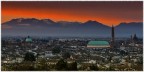 tramonto su Vicenza