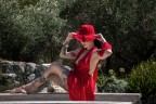 Woman in red Woman in red