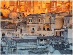 Luce del tramonto su Matera